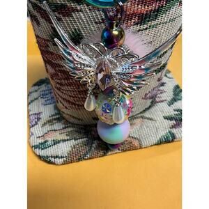 Custom Design Angel / Butterfly Metallic Wings Keychain/Bag Charm